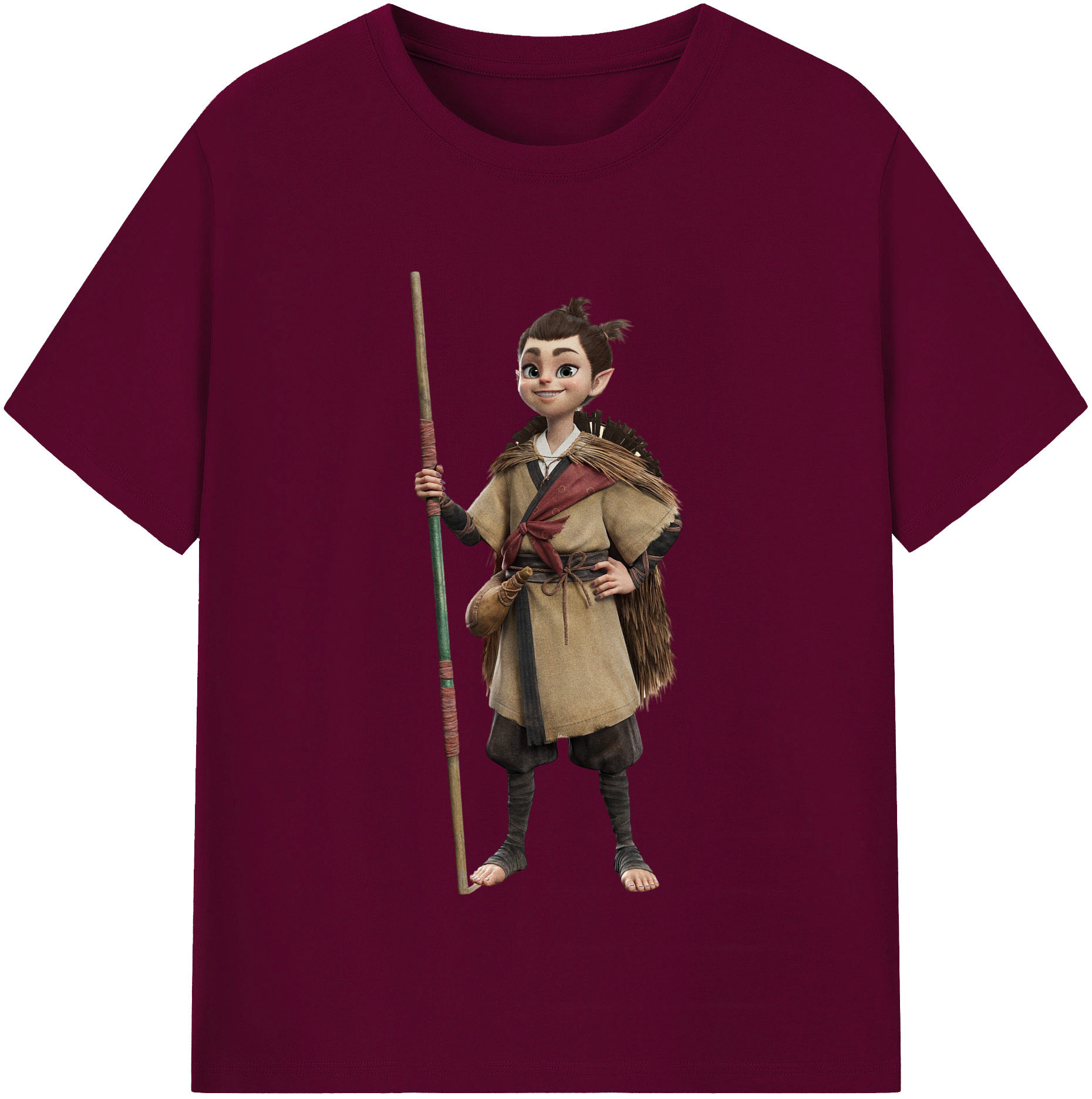（画像用） Ne Zha 2 ナタ 魔童の大暴れ レディースカジュアルプリントTシャツ（綿100％）